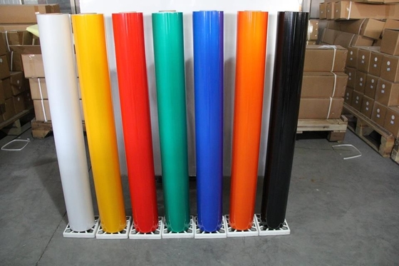 PET Material Reflective Vinyl Sheeting 3100 For Road Sign With Red / Yellow / Blue / Green Color