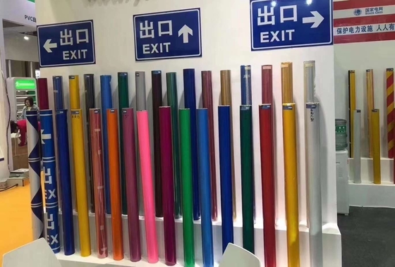 PET Material Reflective Vinyl Sheeting 3100 For Road Sign With Red / Yellow / Blue / Green Color