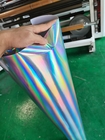 Eco-Solvent Printable Holographic Self Adhesive Vinyl Laser Adhesive Holographic Vinyl Sticker With For Digital Printing