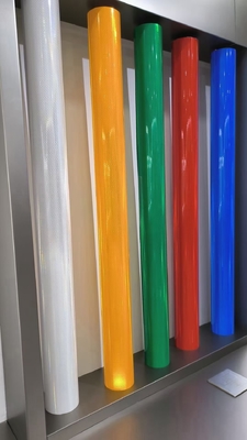 Class 4 Durability 7 Years High Intensity Grade Prismatic Reflective Sheeting Vinyl Sticker Roll (HIP) For Traffic Signs