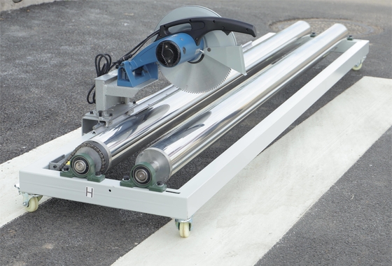 3m Length Semi-automatic Roll Cutting Machine For Flex Banner , sticker Roll