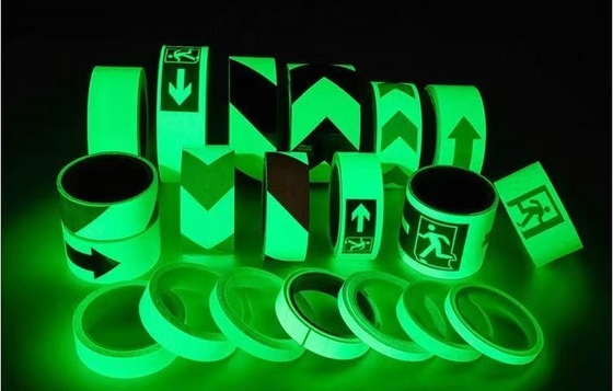 Printable Luminous sticker Photoluminescent Vinyl Film Glow in The Dark 4 Hours for Exit Safety Signs