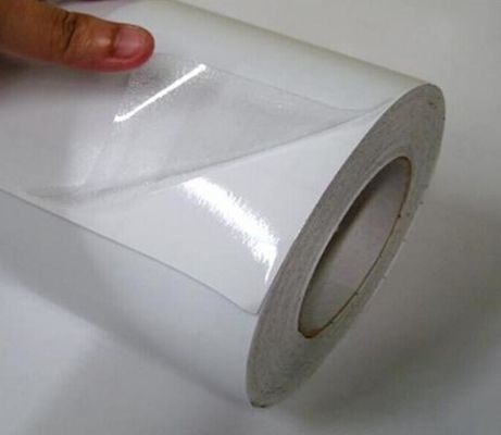 Monomeric PVC Glossy Cold Lamination Film With Acrylic Permanent Glue