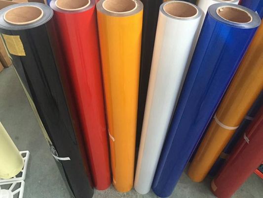 UV Resistant 1 Year Durable Reflective Vinyl Sheeting 1.24/0.62x45.7m With Different Colors