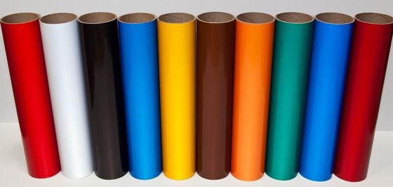 UV Resistant 1 Year Durable Reflective Vinyl Sheeting 1.24/0.62x45.7m With Different Colors