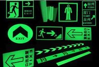 Luminescent PVC Reflective Vinyl Sticker Printable Photo For Emergency Exit