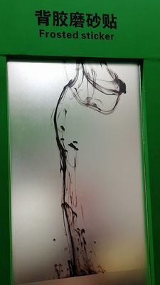 100 micron Sparkle Frosted Window Sticker Film For Office Decoration