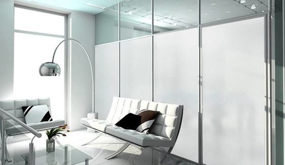 100 micron Sparkle Frosted Window Sticker Film For Office Decoration