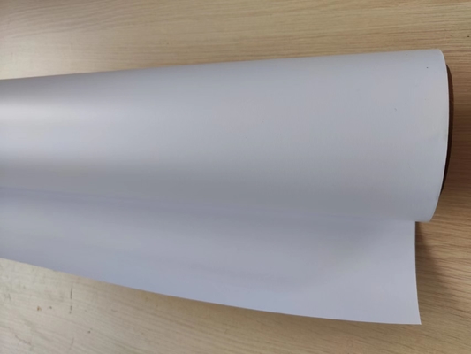 Outdoor White Printable Sticker 140g PVC Self Adhesive Vinyl Roll For Digital Printing