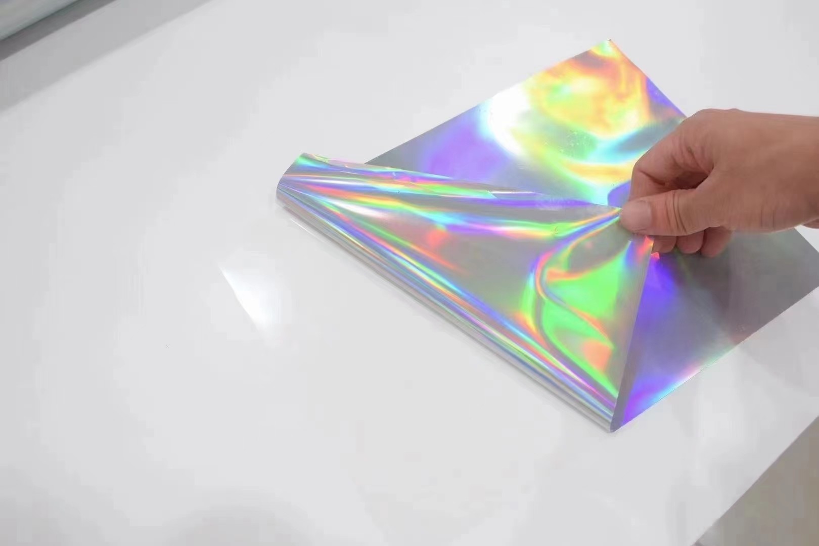 Eco Solvent / UV Printable Adhesive Holographic Laser Vinyl Sticker