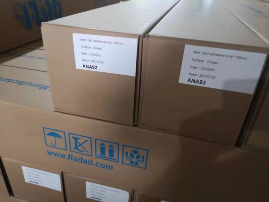 80mic/100mic Thickness Sticker Wrapping Vinyl For Decoration / Promotion / Advertising