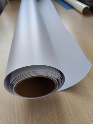 2020 high guality White Printable Sticker PVC Self Adhesive Vinyl sticker 100 micron for solvent/eco-solvent printing