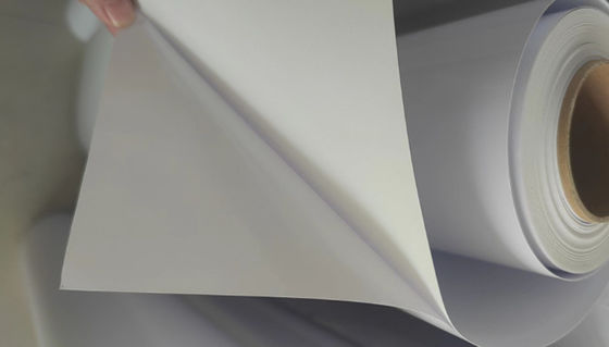 Car wrap white glossy grey glue bubble free Self Adhesive Vinyl sticker100mic/140gsm