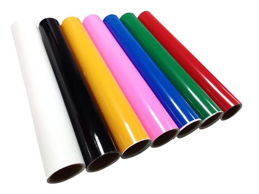 Glossy 120microns Vinyl Sticker Roll Self Adhesive For Advertising