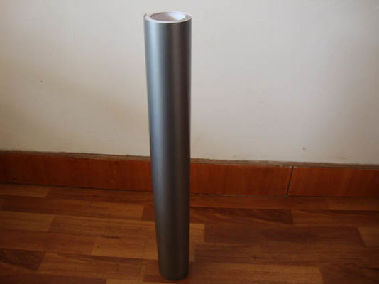 Matt PVC metalized silver Color Cutting Vinyl 120gsm Liner for advertising