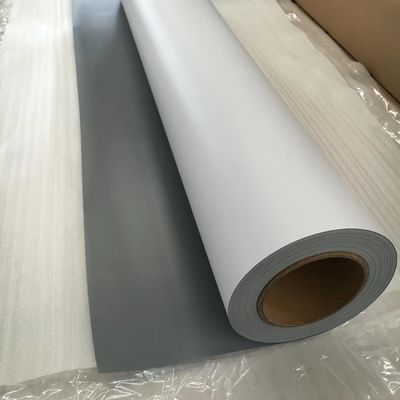 Printing Materials Matte Grey Back PET Film 330G for X Stand for Roll up Displays used indoor