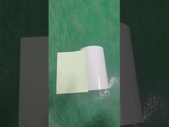 White and green surface Eco Solvent Printable Photoluminescent Vinyl Glow In The Dark effect