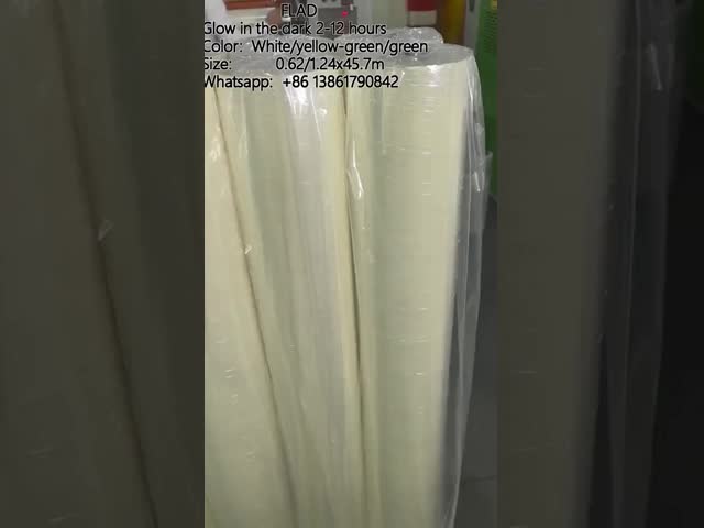 Self Luminous sticker for IMO signs Photo Luminescent Vinyl glow in the dark for Identifying Signs