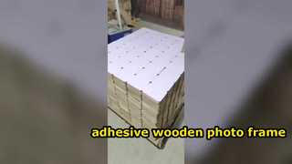 cutting wooden photo frame